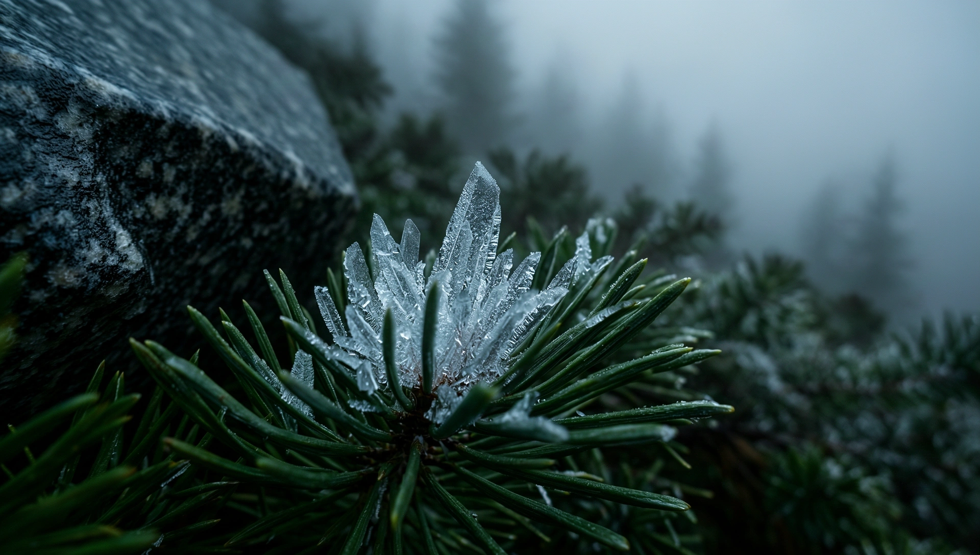 Mroźna natura Alp